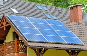 Solar panels under a clear sky, demonstrating clean energy deployment in Atlanta, GA.
