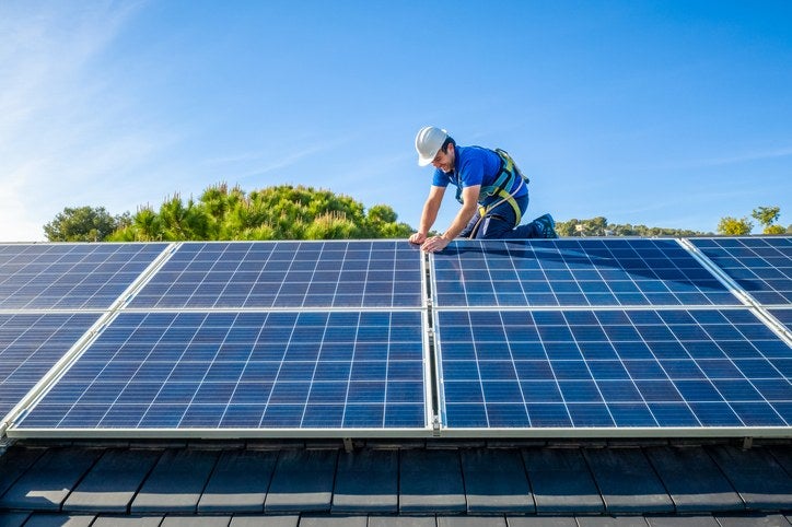 Better Tomorrow Solar team installing solar panels in Atlanta, GA